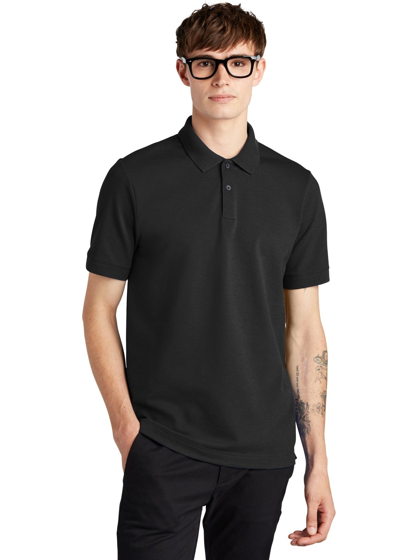 Mercer+Mettle Stretch Heavyweight Pique Polo