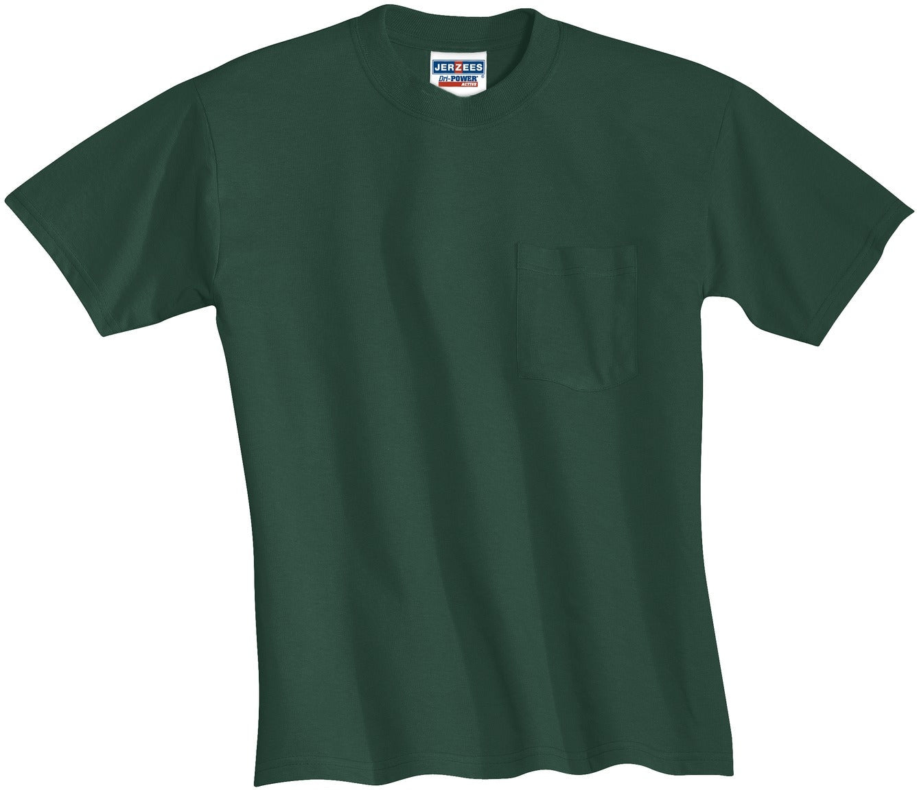 OUTLET-Jerzees Dri-PowerActive 50/50 Cotton/Poly Pocket T-Shirt