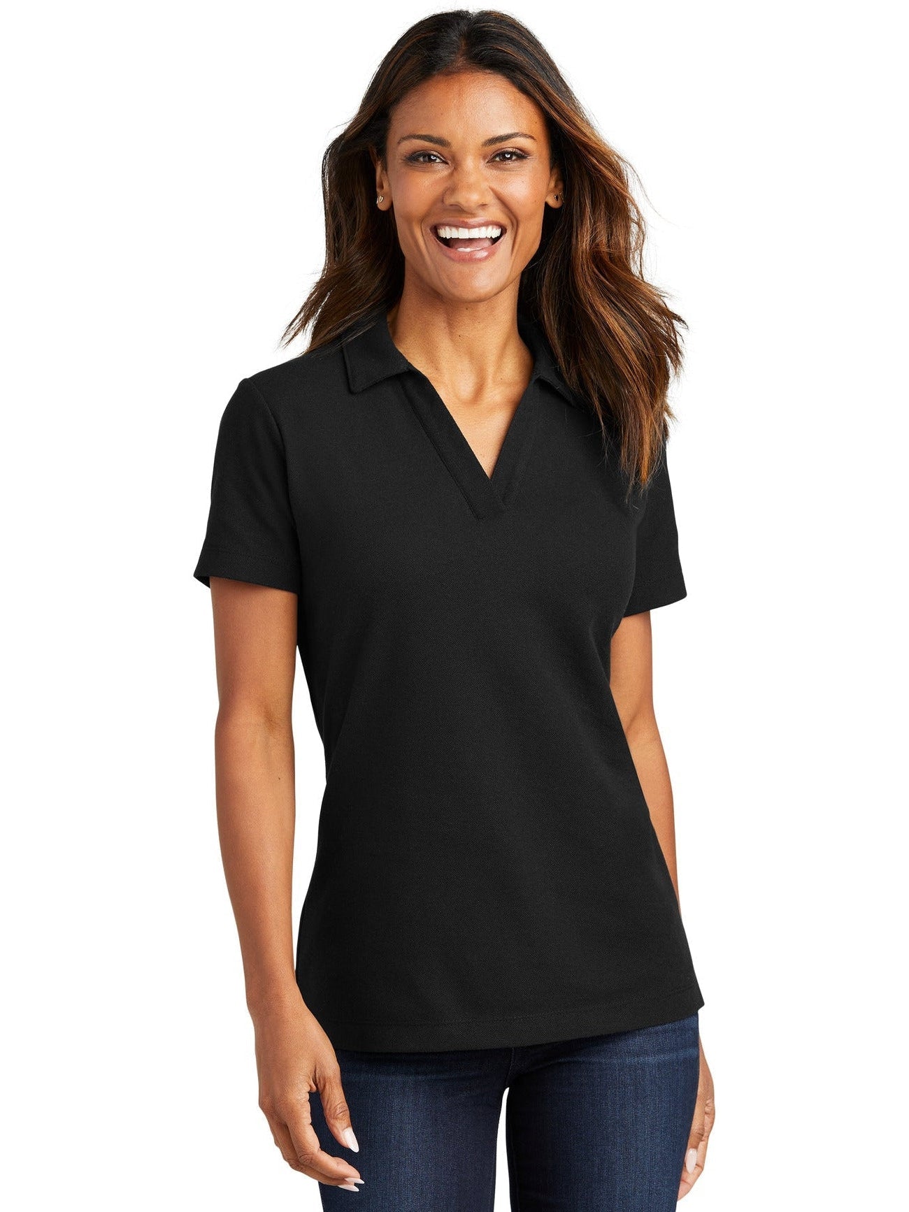 Port Authority Ladies C-Free Cotton Blend Pique Polo