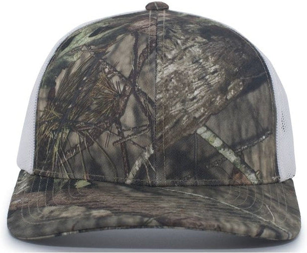 OUTLET-Pacific Headwear Camo Snapback Trucker Cap