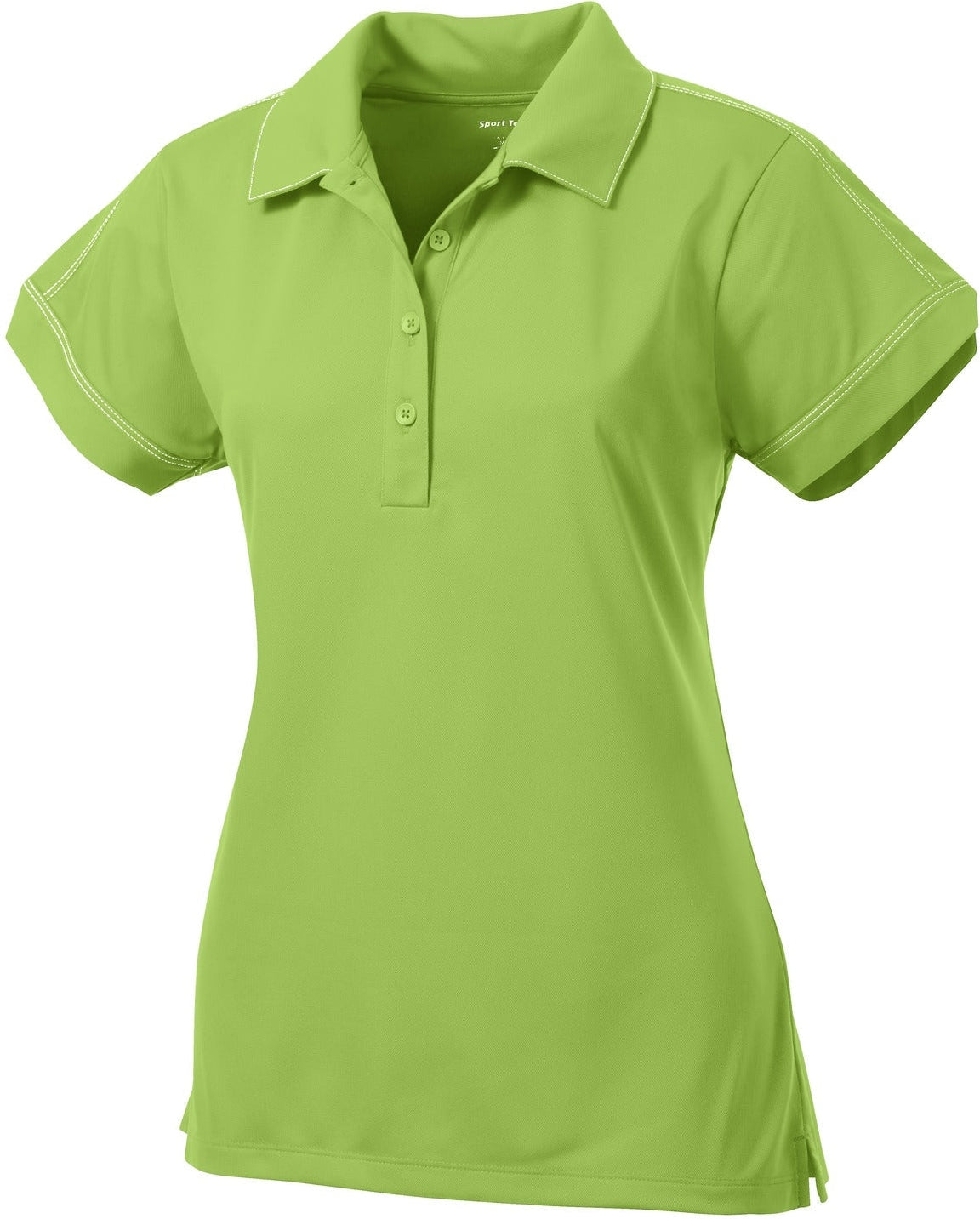 CLOSEOUT - Sport-Tek Ladies Contrast Stitch Polo