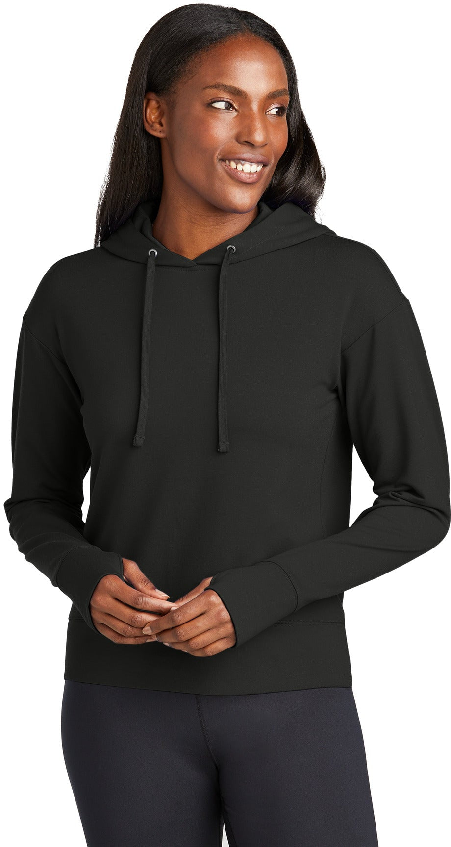 Sport-Tek Ladies Sport-Wick Flex Fleece Pullover Hoodie