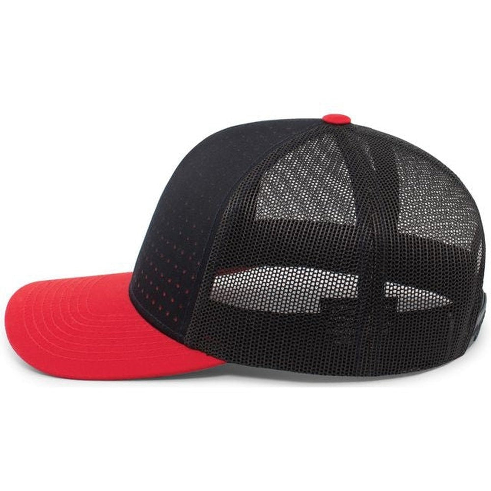 Pacific Headwear Perforated 5-Panel Trucker Snapback Cap