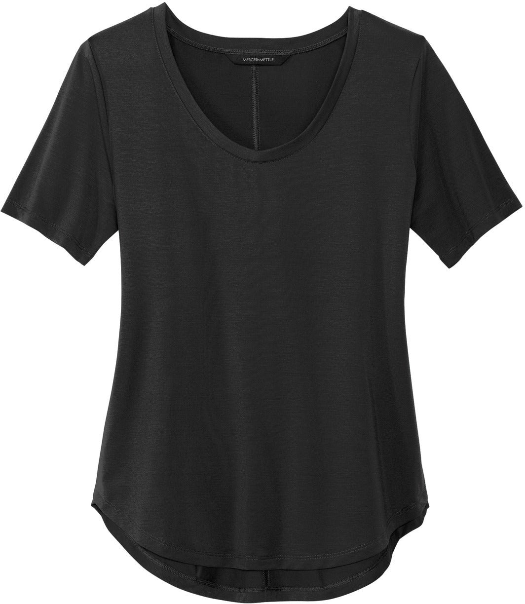 Mercer+Mettle Ladies Stretch Jersey Relaxed Scoop