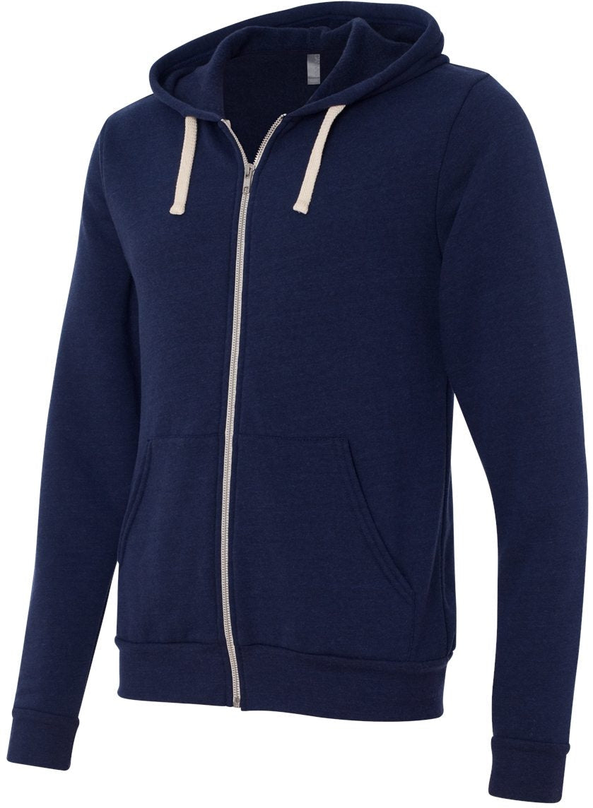 Bella+Canvas Unisex Triblend Sponge Fleece Full-Zip Hoodie