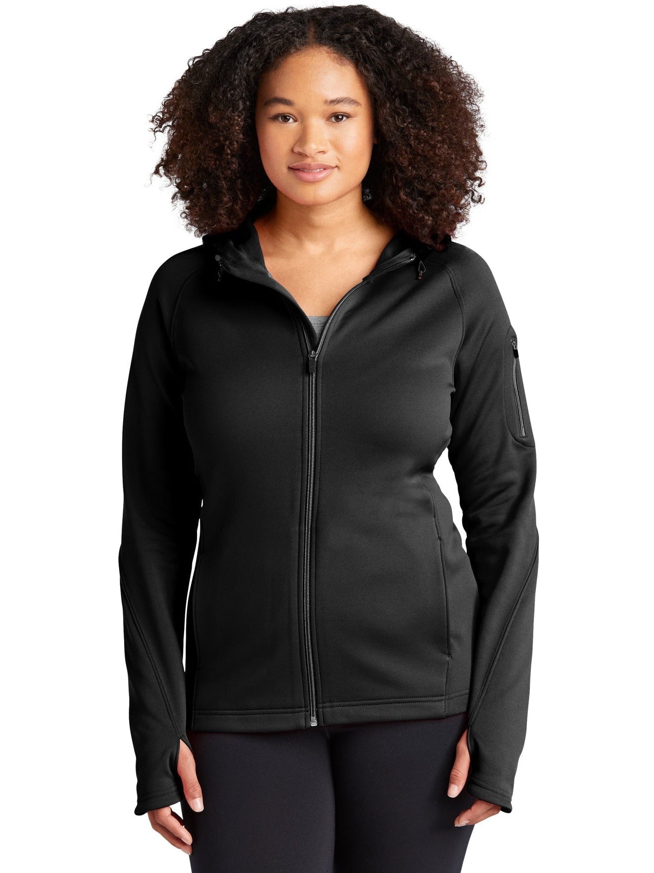 OUTLET-Port Authority Ladies Tech Fleece Full-Zip Hooded