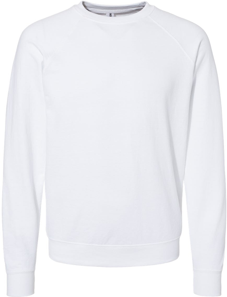 Independent Trading Co. Icon Unisex Lightweight Loopback Terry Crewneck Sweatshirt