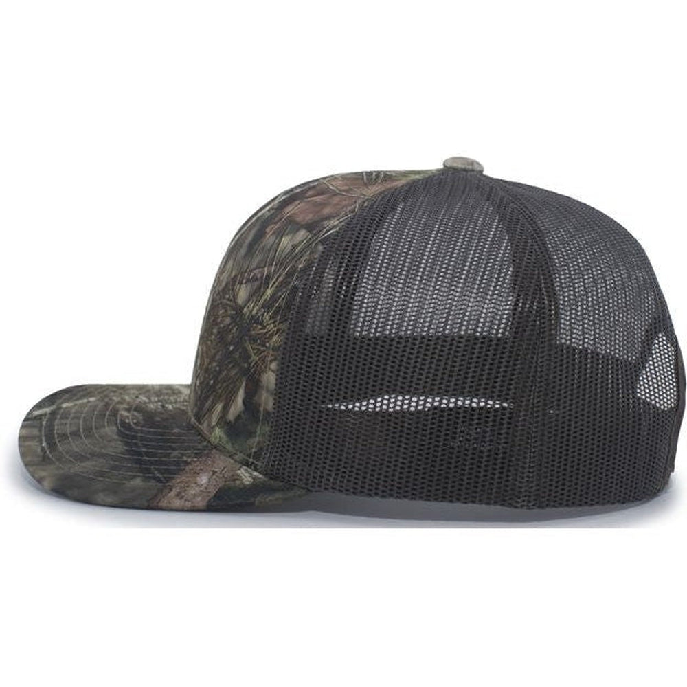 Pacific Headwear Camo Snapback Trucker Cap