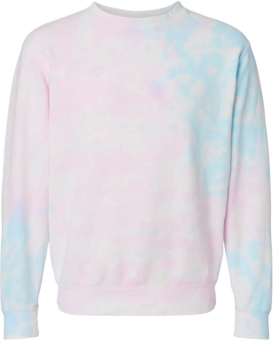 Independent Trading Co. Unisex Midweight Tie-Dyed Sweatshirt