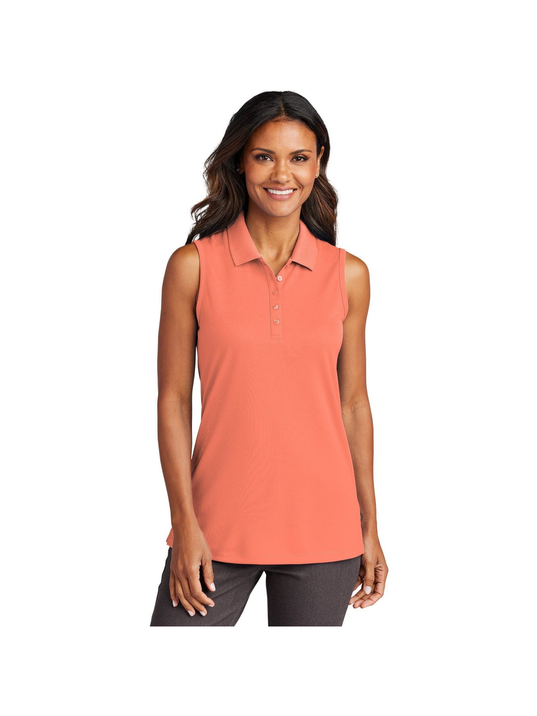 Port Authority Ladies Dry Zone UV Micro-Mesh Sleeveless Polo