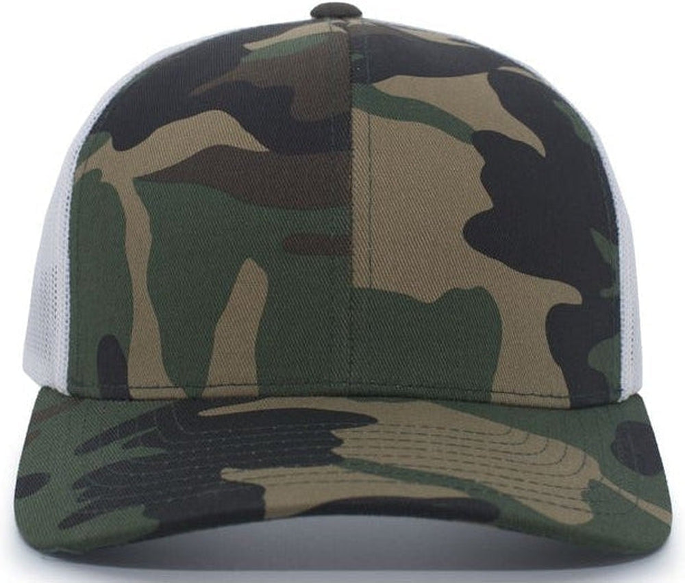 Pacific Headwear Camo Snapback Trucker Cap