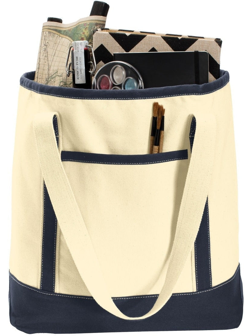 Port Authority Large Cotton Canvas Boat Tote