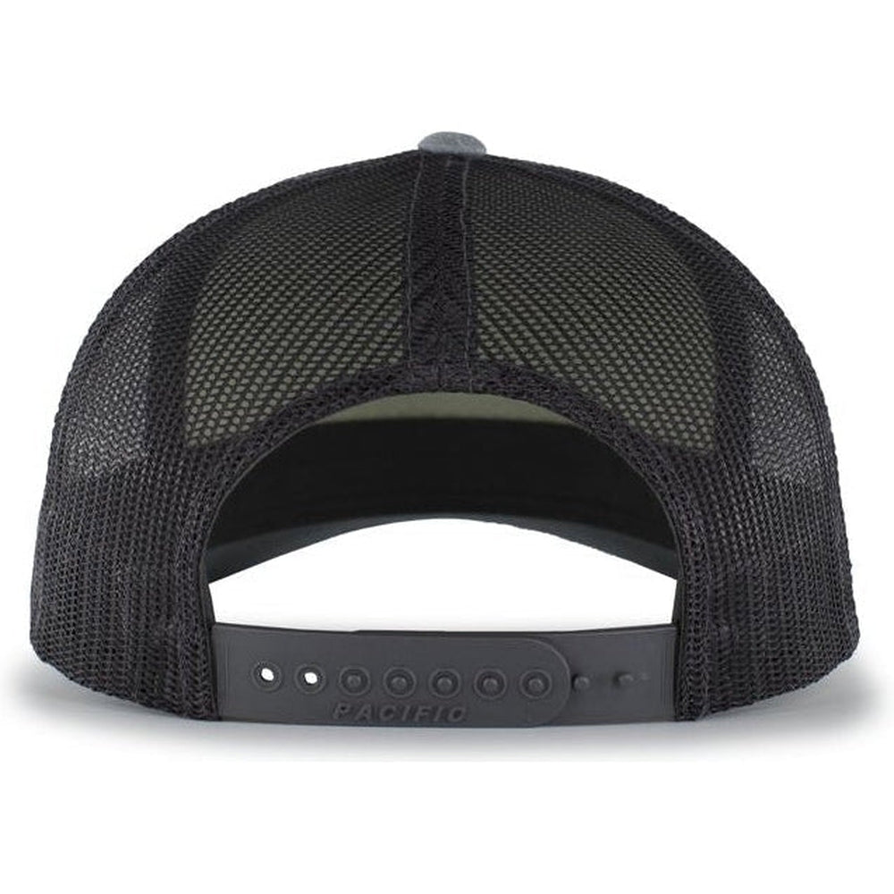 Pacific Headwear Perforated 5-Panel Trucker Snapback Cap