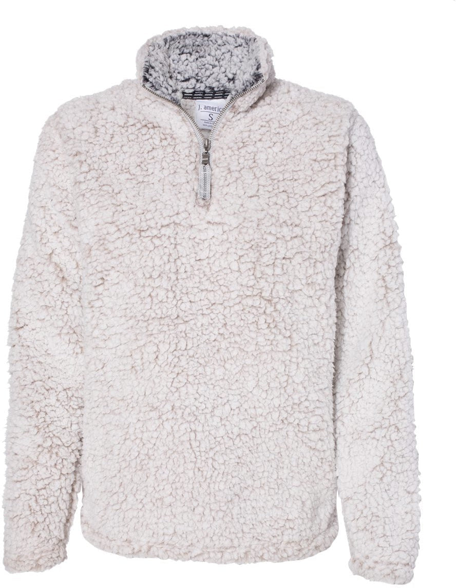 J. America Womenâs Epic Sherpa Quarter-Zip Pullover