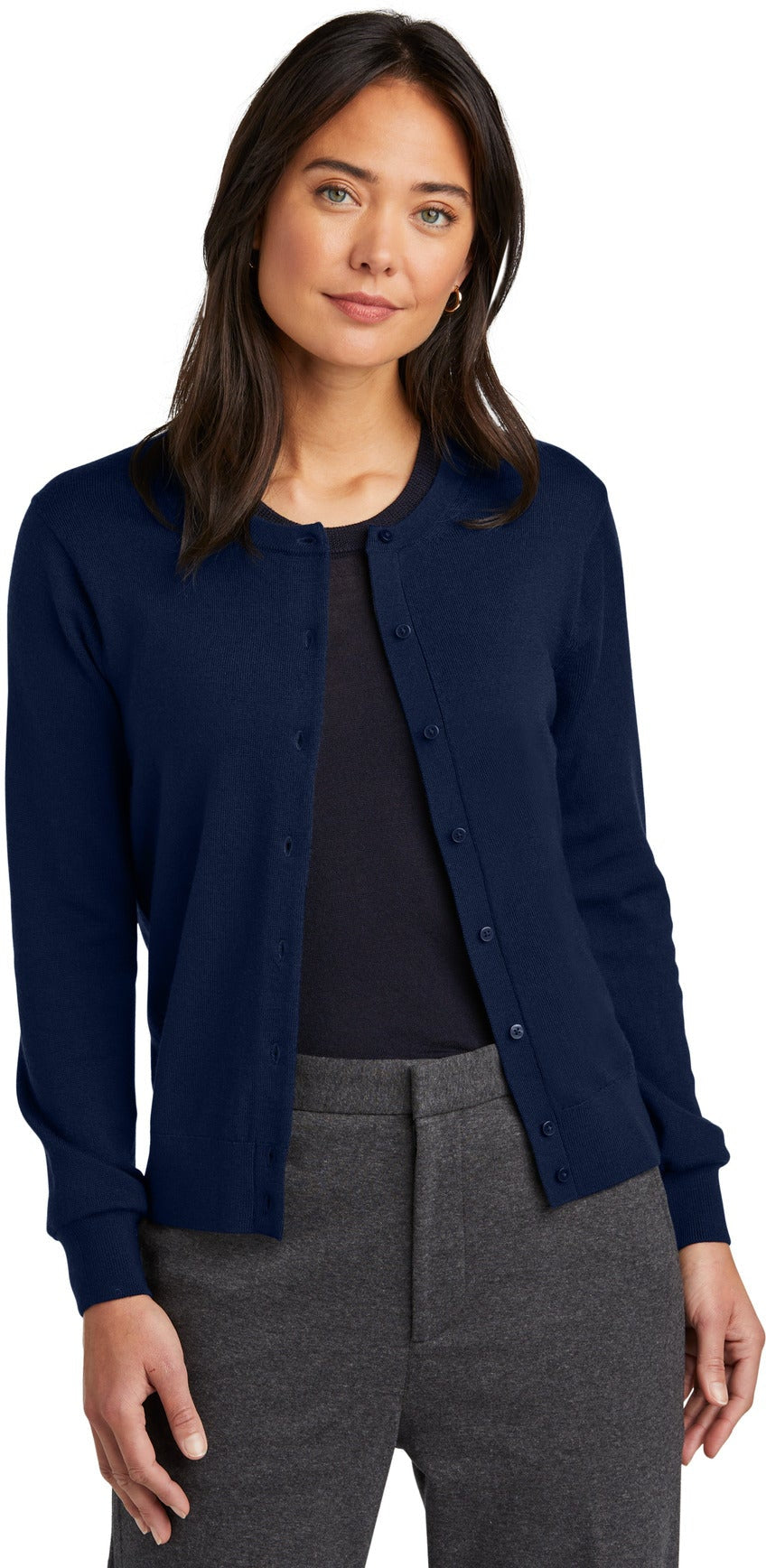 Brooks Brothers Ladies Washable Merino Cardigan Sweater