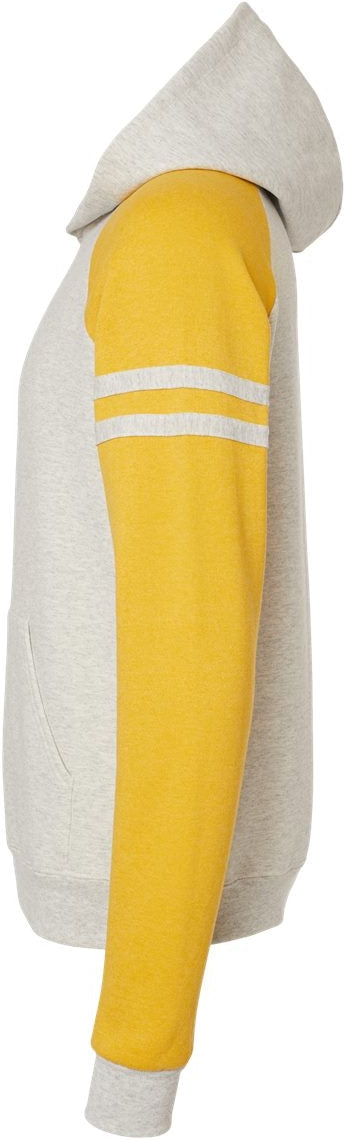 Jerzees Nublend Varsity Colorblocked Raglan Hooded Sweatshirt