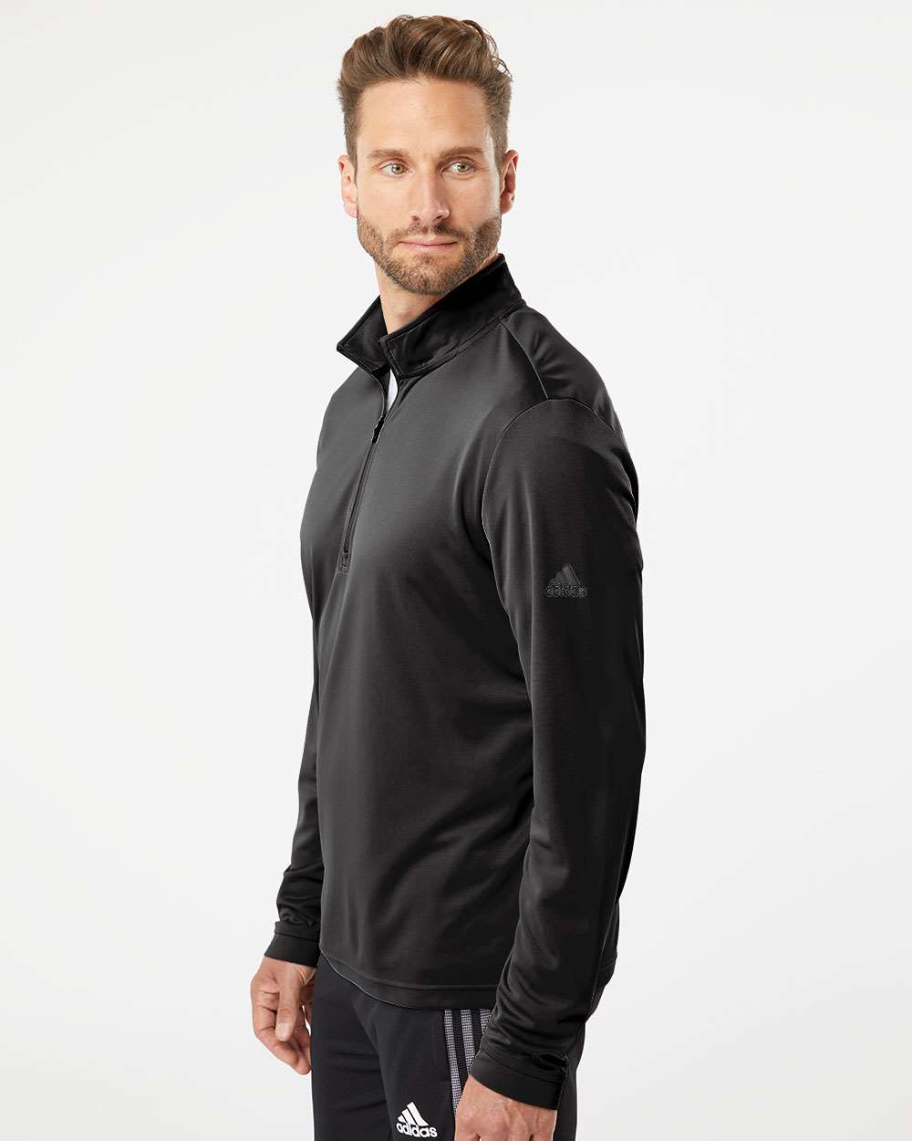 OUTLET-Adidas Lightweight Quarter-Zip Pullover