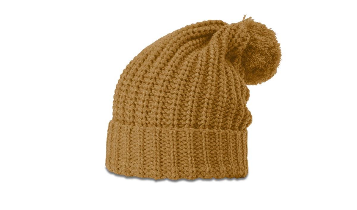 Richardson Chunk Cable Beanie W/ Cuff & Pom