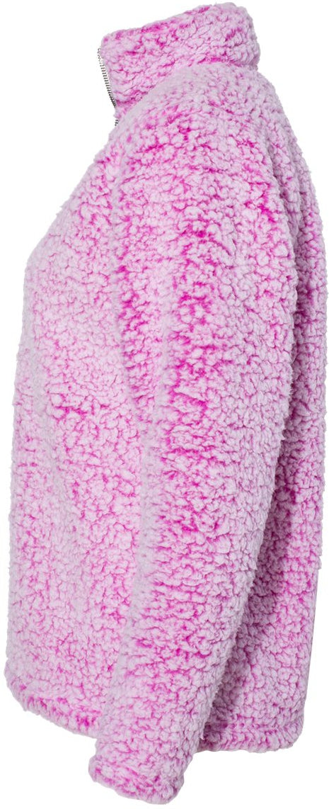 J. America Womenâs Epic Sherpa Quarter-Zip Pullover