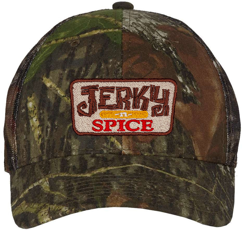 Outdoor Cap Mesh-Back Camo Cap