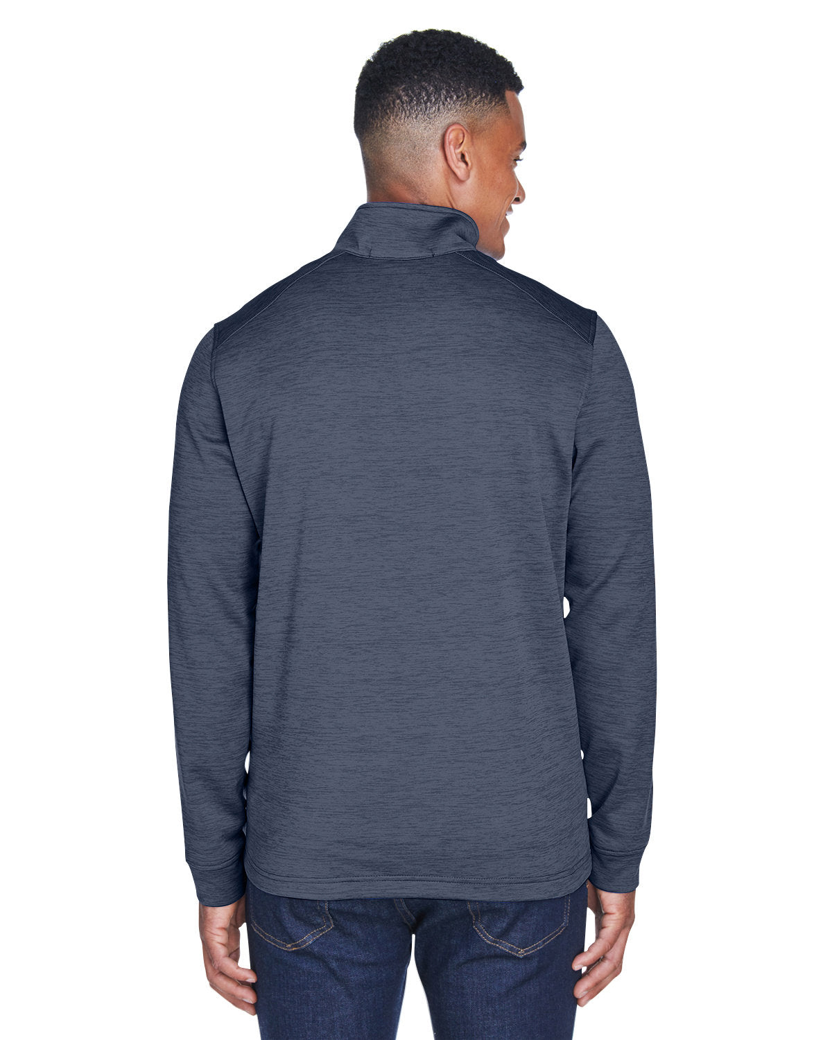 OUTLET-Devon & Jones Newbury MÃ©lange Fleece Quarter-Zip