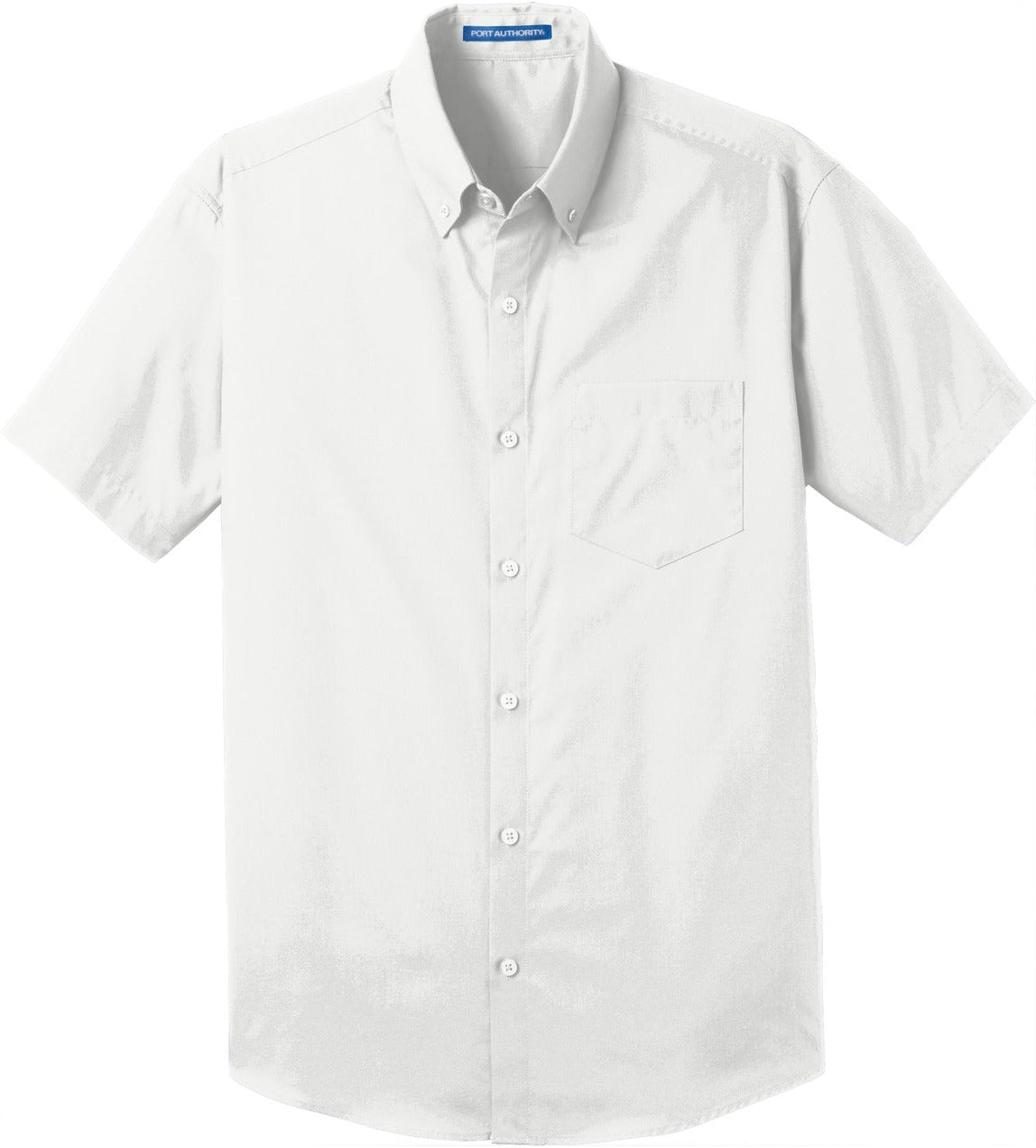 OUTLET-Port Authority Short Sleeve Carefree Poplin Shirt