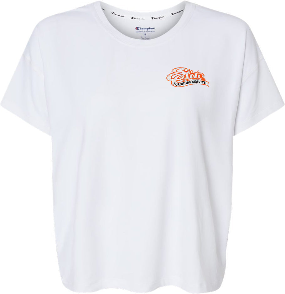 Champion Ladies Sport Soft Touch Crop T-Shirt