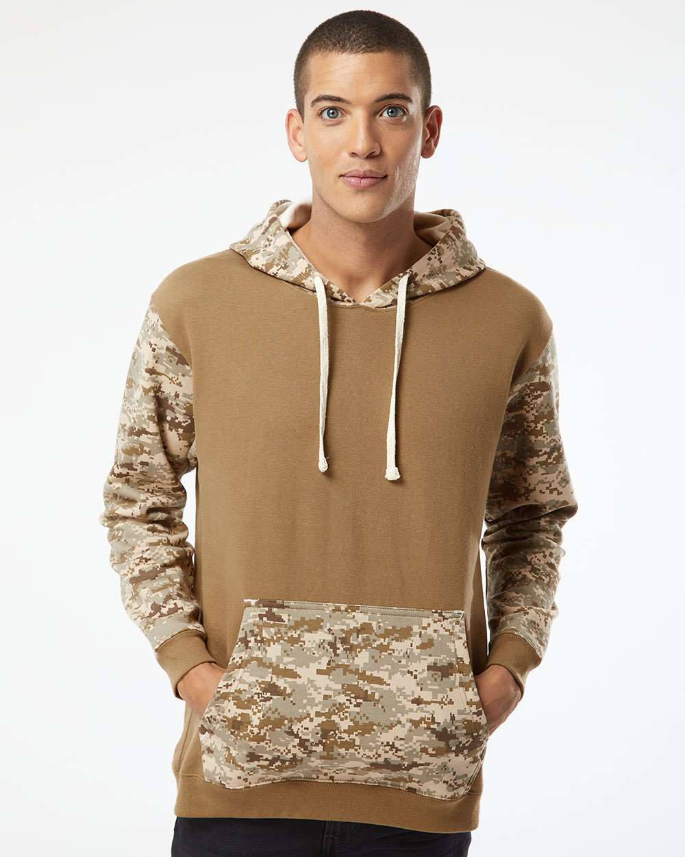 Code Five Fashion Camo Hooded Sweatshirt