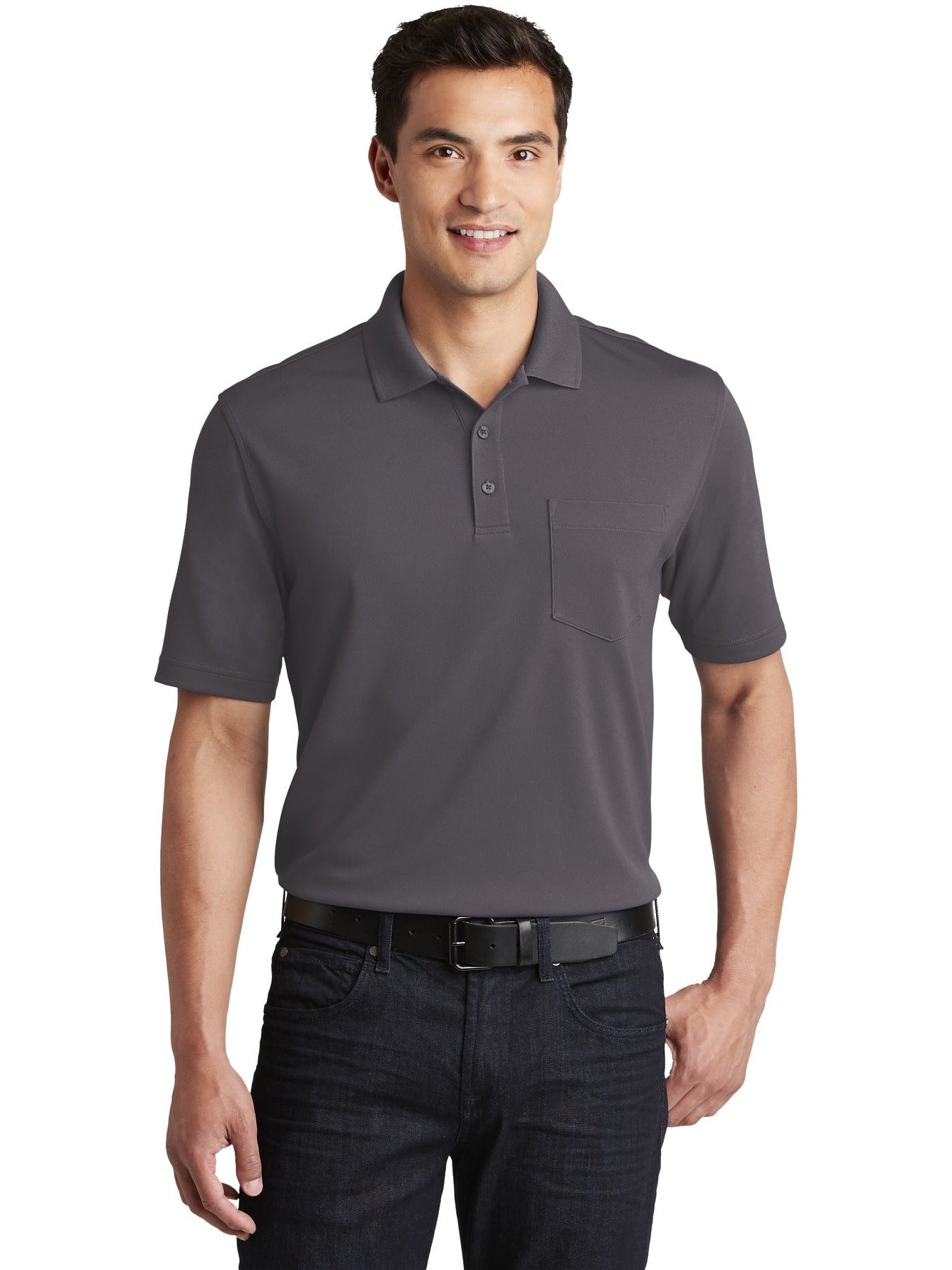 OUTLET-Port Authority Dry Zone UV Micro-Mesh Pocket Polo