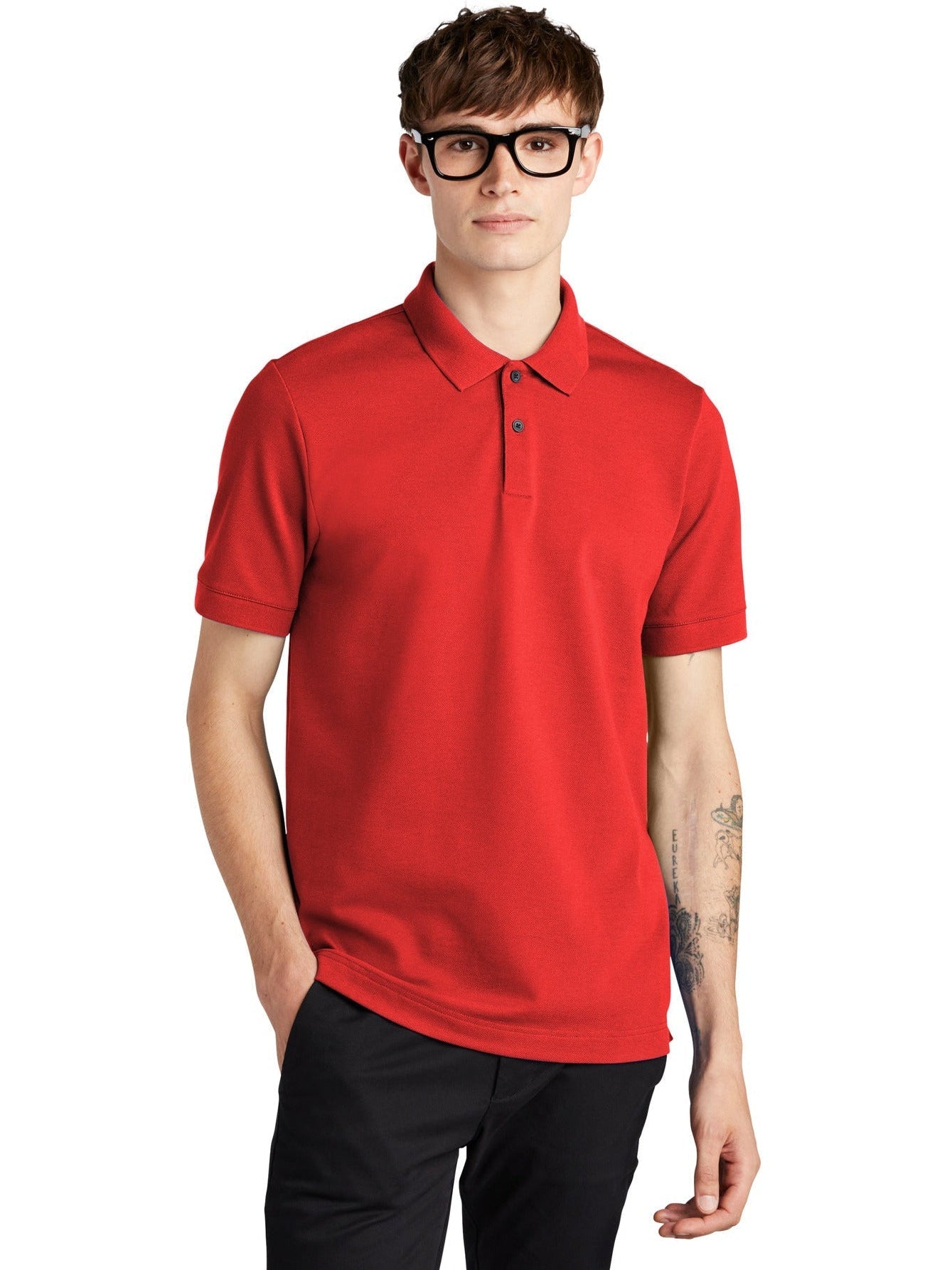 Mercer+Mettle Stretch Heavyweight Pique Polo