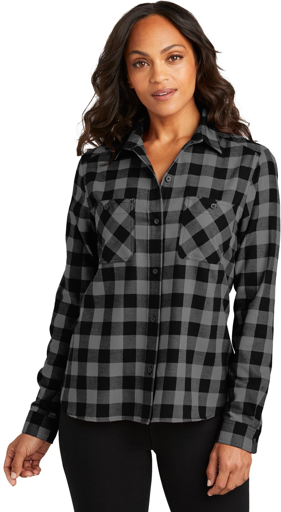 Port Authority Ladies Plaid Flannel Shirt