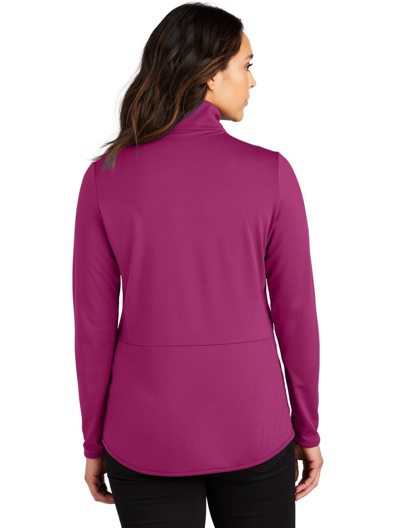 OUTLET-Port Authority Ladies Accord Stretch Fleece Full-Zip