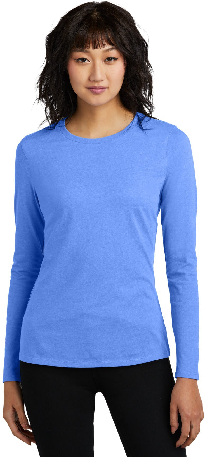 District Ladies Perfect Blend CVC Long Sleeve Tee