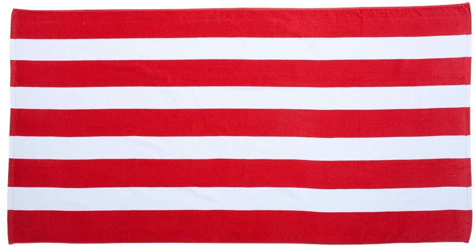 Carmel Towel Company Cabana Stripe Velour Beach Towel