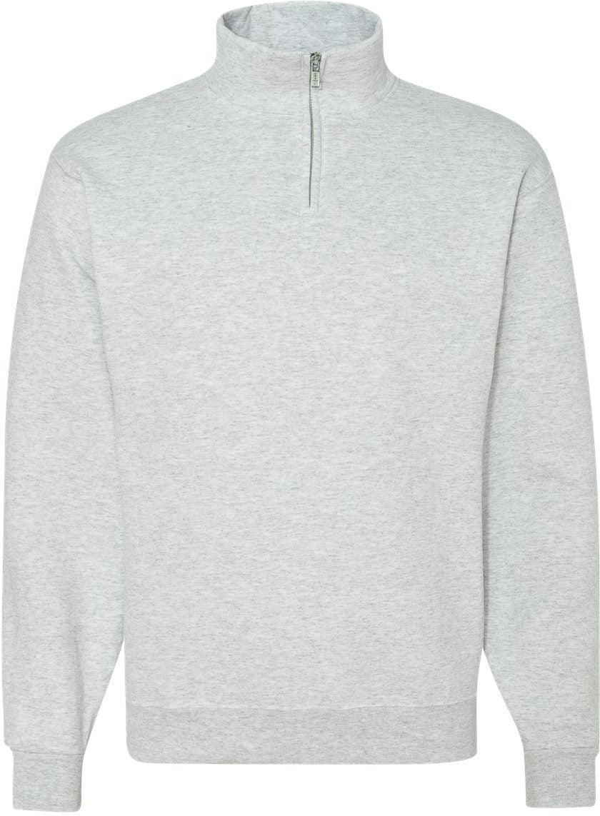 OUTLET-Jerzees Nublend Cadet Collar Quarter-Zip Sweatshirt