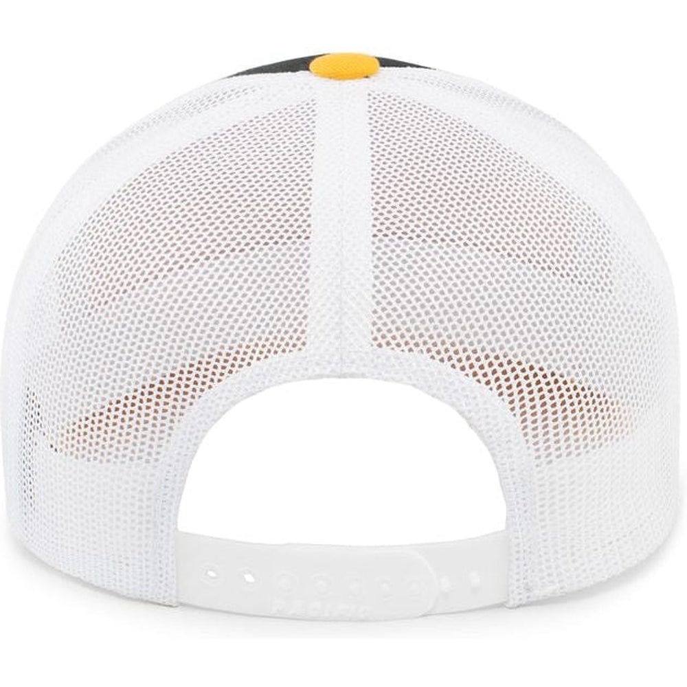 Pacific Headwear Perforated 5-Panel Trucker Snapback Cap