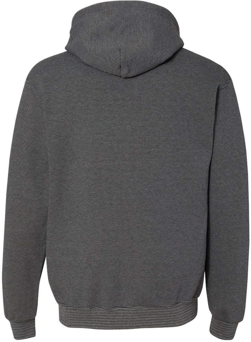 Fruit of the Loom Sofspun Microstripe Hooded Pullover Sweatshirt