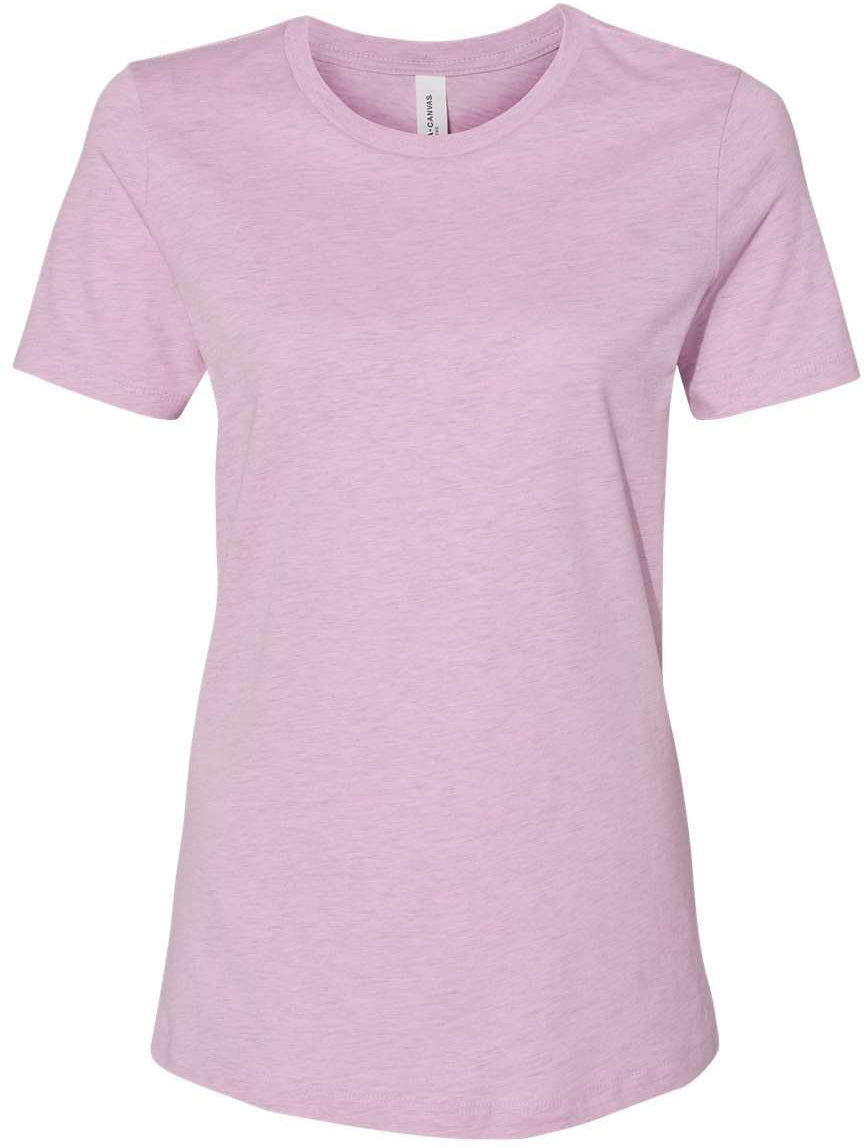 Bella+Canvas Womenâs Relaxed Fit Heather CVC Tee