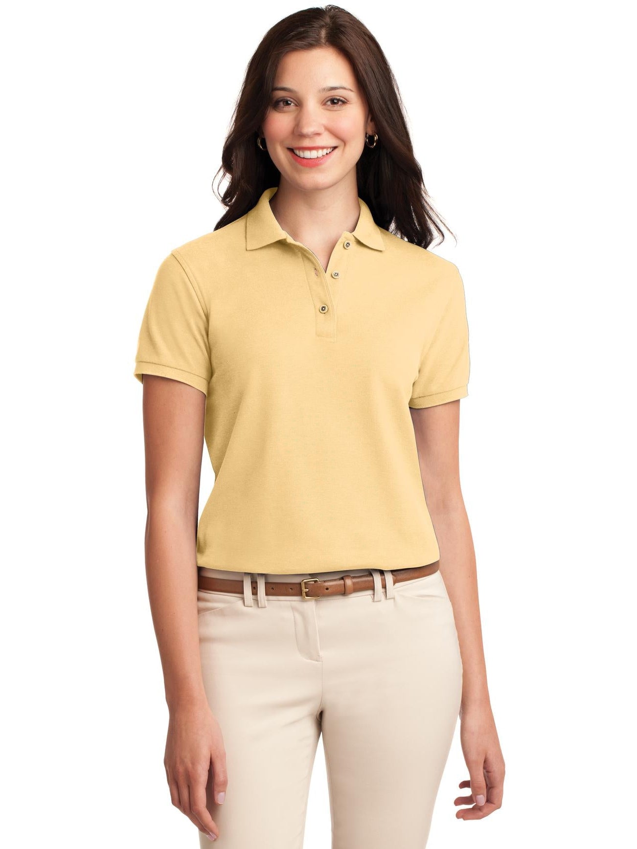 OUTLET-Port Authority Ladies Silk Touch Polo