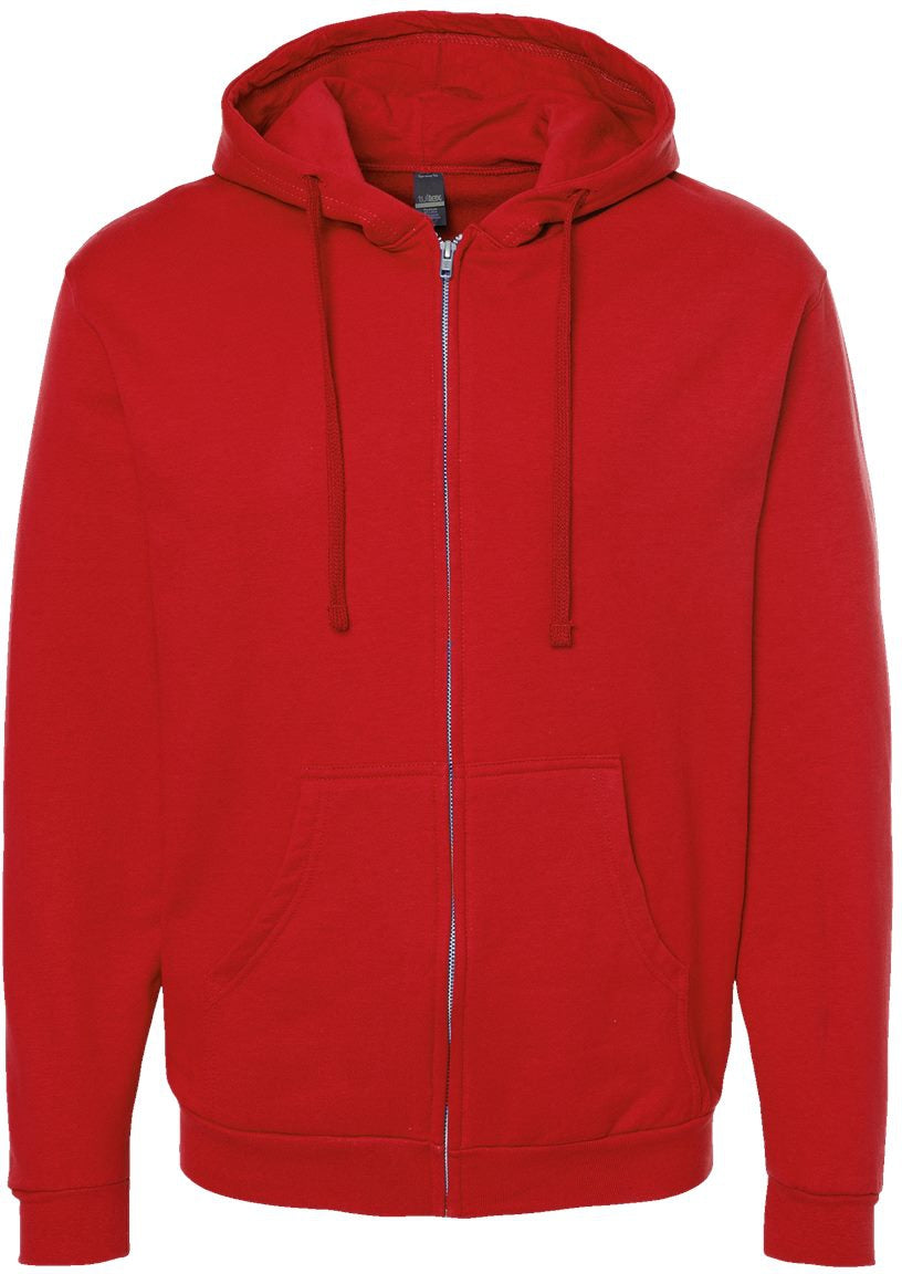 Tultex Unisex Full-Zip Hooded Sweatshirt