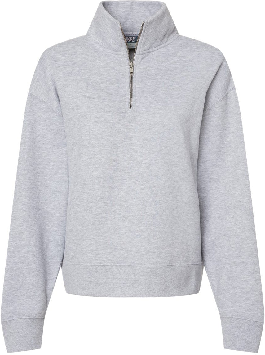 MV Sport Ladies Sueded Fleece Quarter-Zip Sweatshirt