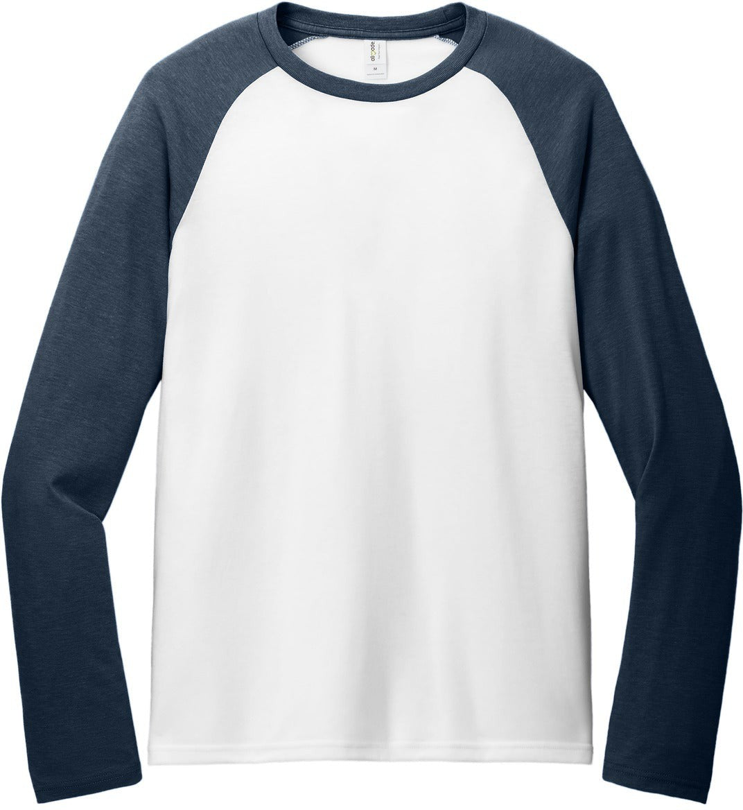 Allmade Unisex Tri-Blend Long Sleeve Colorblock Raglan