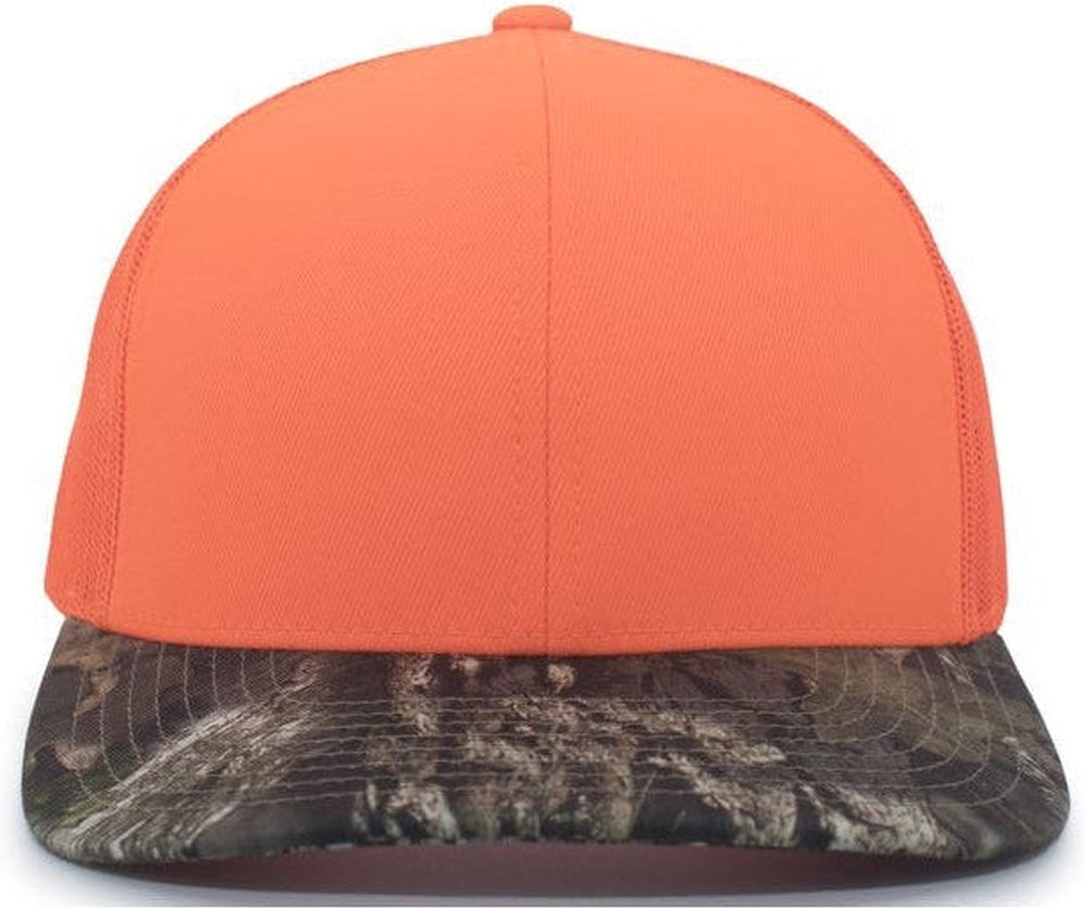 Pacific Headwear Camo Snapback Trucker Cap