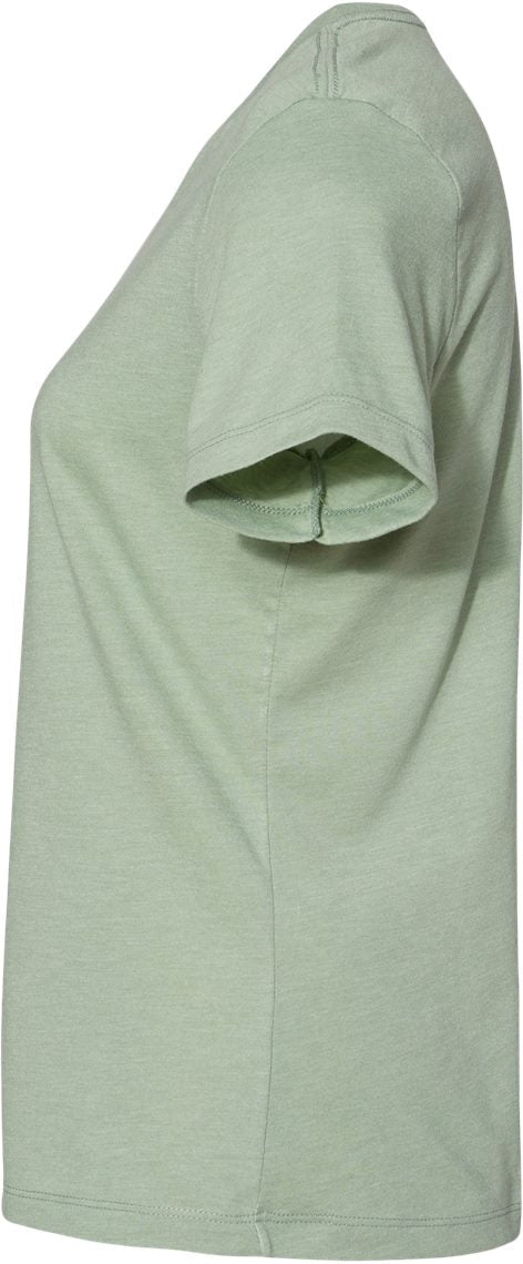 Bella+Canvas Womenâs Relaxed Fit Heather CVC Tee