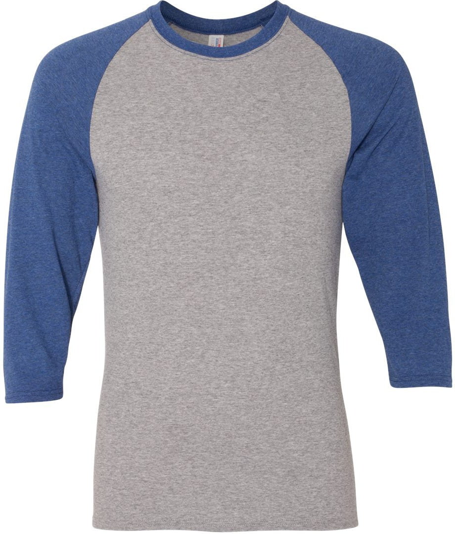 Jerzees Triblend Three-Quarter Raglan Baseball T-Shirt