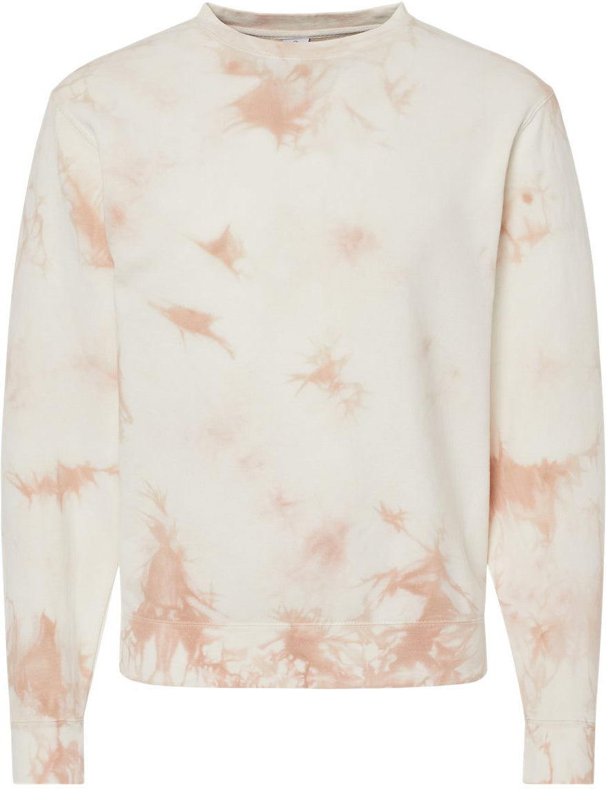 Independent Trading Co. Unisex Midweight Tie-Dyed Sweatshirt