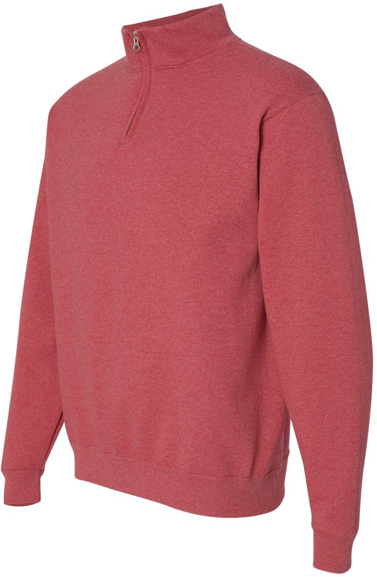 OUTLET-Jerzees Nublend Cadet Collar Quarter-Zip Sweatshirt