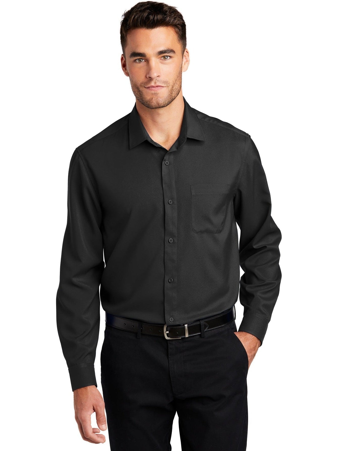 OUTLET-Port Authority Long Sleeve Performance Staff Shirt