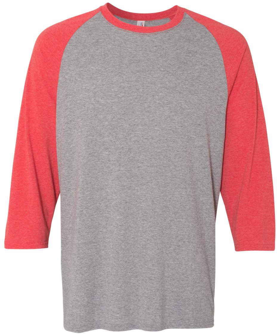 Jerzees Triblend Three-Quarter Raglan Baseball T-Shirt