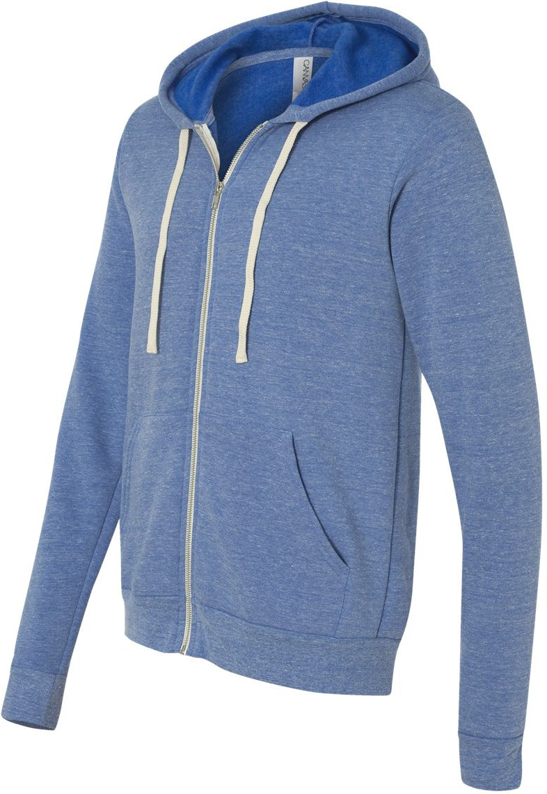 Bella+Canvas Unisex Triblend Sponge Fleece Full-Zip Hoodie